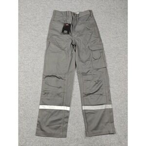 Red Wing Pants Womens 26x30 Gray Cargo Reflective Safety Workwear Cotton 76150